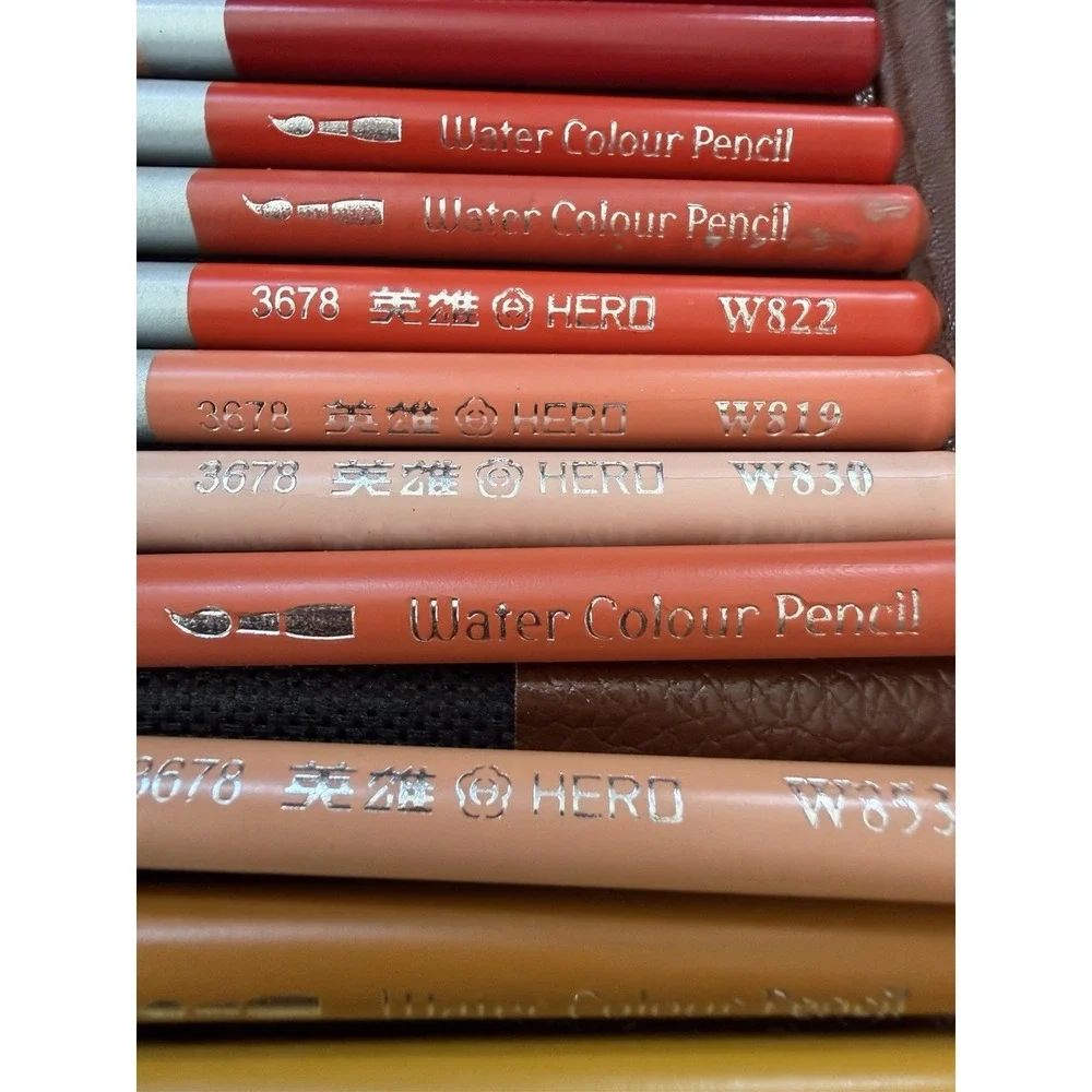 JNW Direct Set of Watercolor Pencils 72 Pack Vibrant & Smooth Accessories Case